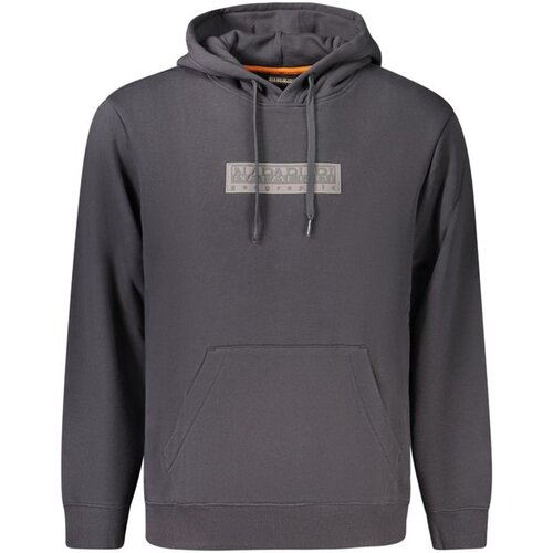 Napapijri Box Logo mu&amp;scaron;ka hoodie dukserica crna Slike