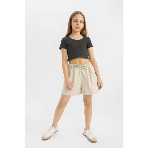 Defacto Girl's Cotton Shorts