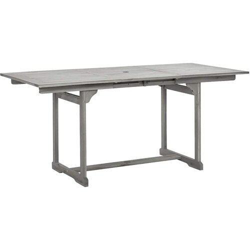  Vrtni blagovaonski stol (120-170) x 80 x 75 cm od drva bagrema Slike