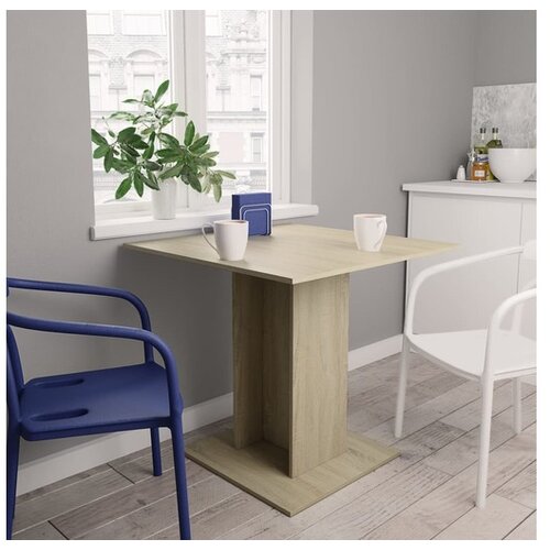  Jedilna miza sonoma hrast 80x80x75 cm iverna plo&scaron;ča Cene