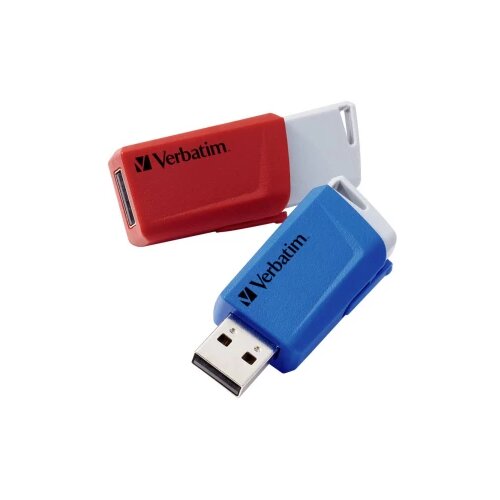 Verbatim V Store N CLICK USB stick 32 GB crvena, plava boja 49308 USB 3.0 Slike