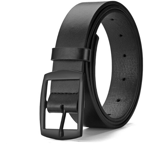 INF Moški pas iz PU usnja s kovinsko zaponko Black L, (21872474) Cene