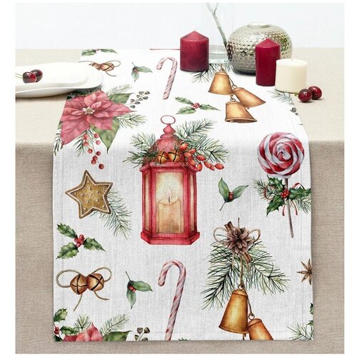 Mila Home Nadstolnjak s božićnim motivom 45x140 cm Merry Christmas &amp;ndash; Slike