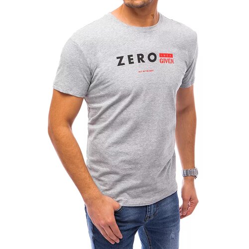 DStreet Light gray RX4744 men's T-shirt Cene