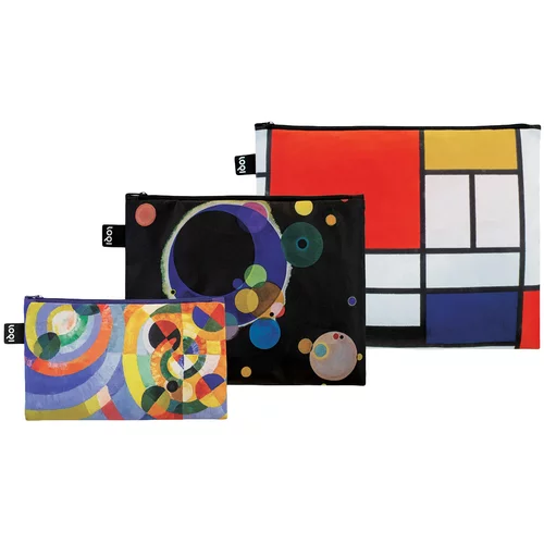 Loqi Mondrian, Kandinsky, Delaunay - Recycled Zip Pockets