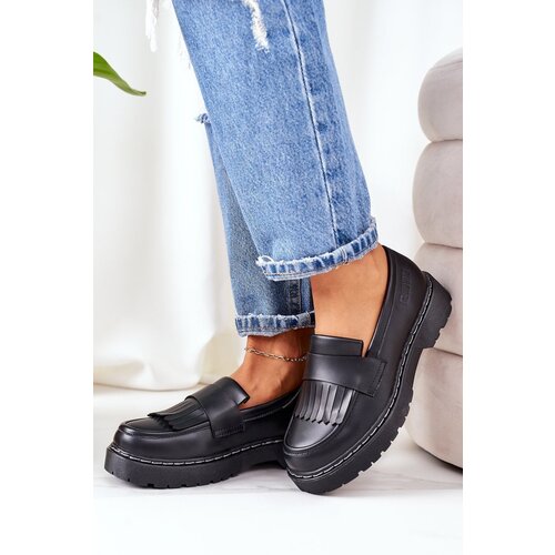 Big Star Leather Loafers Cene