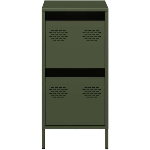  Komoda olivno zelena 35x39x73,5 cm hladno valjano jeklo, (21747034) Slike
