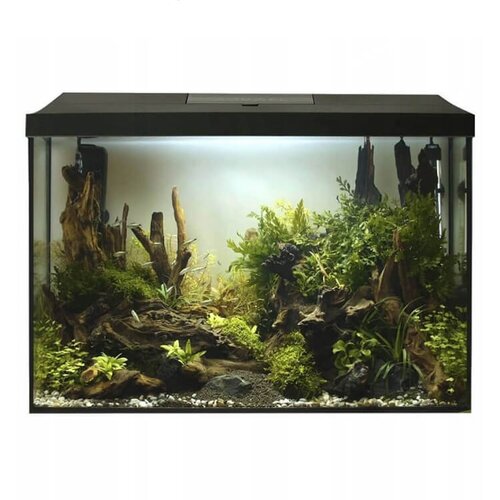 Aquael LED akvarijski set Leddy XL 60 Day&Night, črn - 72 l / 60 x 30 x 40 cm Cene