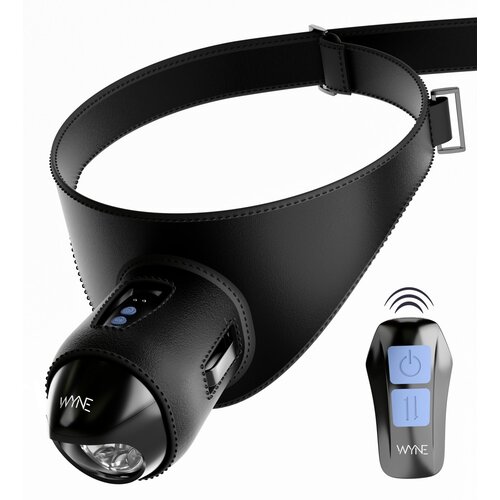 Wyne RC Strap-on Masturbator 13 Black Slike