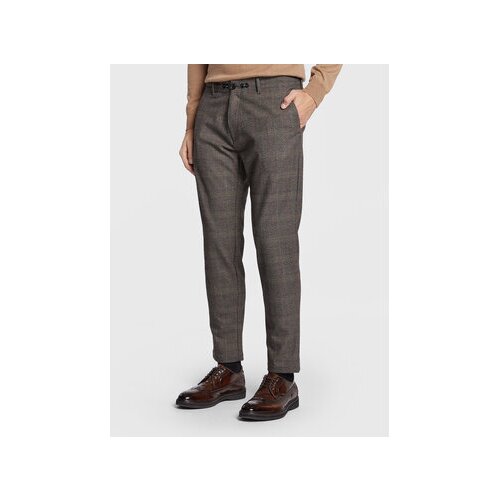 Roy Robson Hlače iz tkanine 968-51 Siva Relaxed Fit Slike