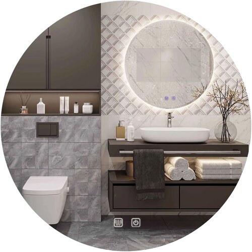 Tutumi LED stensko ogledalo 70cm HZJ070 Cene