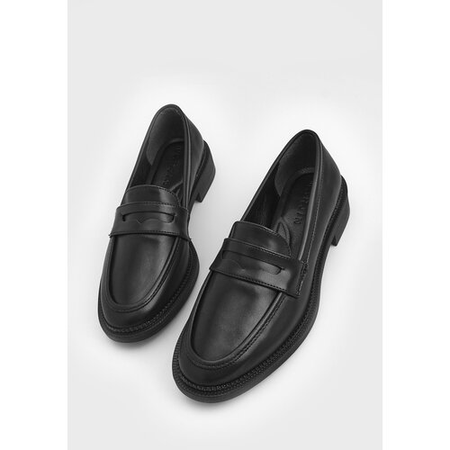 Marjin Celas Black Women's Loafers Casual Shoes Slike