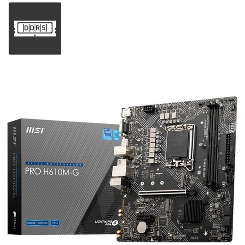 MSI PRO H610M-G motherboard Intel H610 LGA 1700 micro ATX Cijene