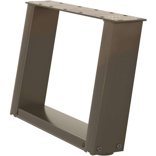  Noge za stolić U-oblika 2 kom Prirodni čelik 50x(30-31) cm Slike