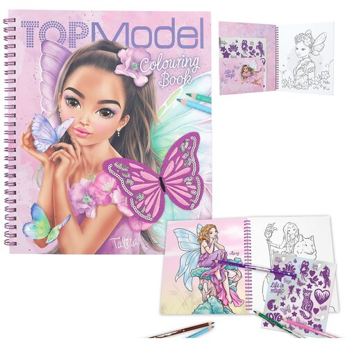 Top Model pobarvanka z ble&amp;scaron;čicami FAIRY LOVE Slike