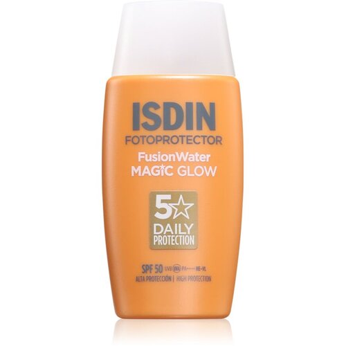 ISDIN Fotoprotector FusionWater Magic Glow lahki za&amp;scaron;čitni fluid SPF 50 50 ml Slike