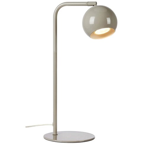 Marksl&amp;ouml;jd Sivo-bež namizna svetilka s kovinskim senčilom (vi&amp;scaron;ina 39,5 cm) Pop &amp;ndash; Slike