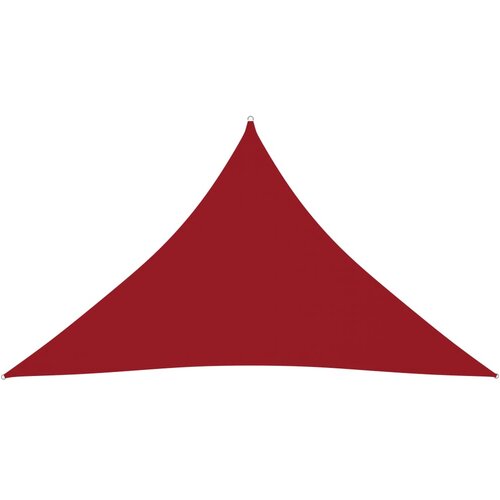 vidaXL Senčno jadro oksford blago trikotno 3x3x4,24 m rdeče, (20965710) Cene