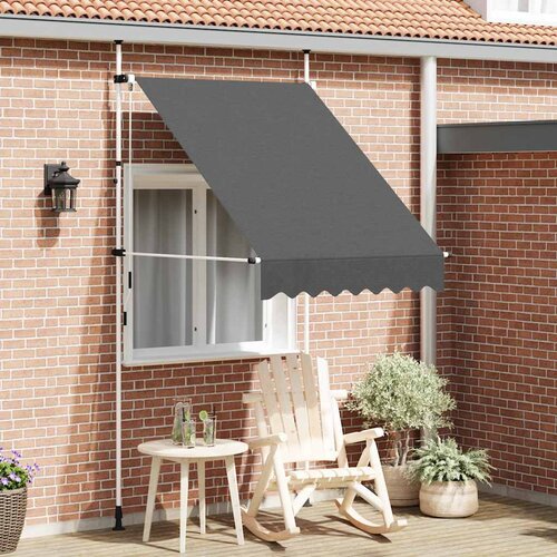 Tenda na ručno uvlačenje 150 cm antracit Cijene