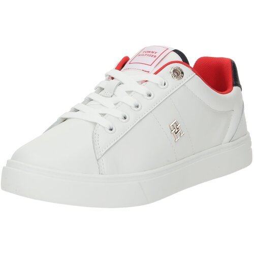 Tommy Hilfiger Nizke superge 'ESSENTIAL' bež / rdeča / črna Cene