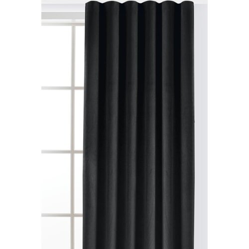 Filumi Črna žametna zavesa za delno zatemnitev 530x270 cm Velto &amp;ndash; Slike