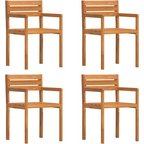  Vrtne stolice 4 kom 50x53x80 cm Masivno drvo akacije Slike