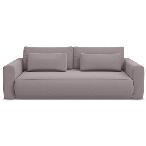 Makamii Baršunasti sklopiva/s prostorom za odlaganje sofa u boji lavande 238 cm Kapua – Cijene