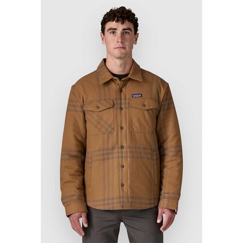 Patagonia LW Insulated Fjord Flannel Srajca defend / deer brown Cene