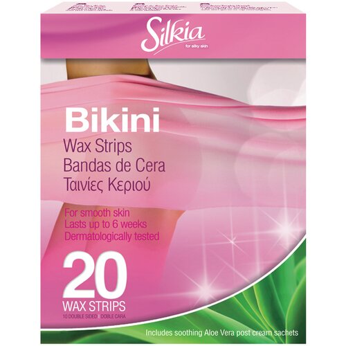 SILKIA wax bikini strips depil trake Cene