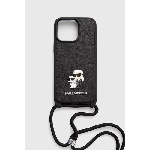 Karl Lagerfeld Etui za telefon iPhone 15 Pro Max 6.7" črna barva