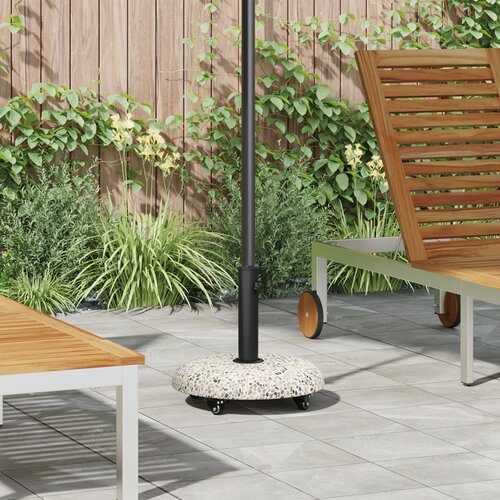 vidaXL Baza za parasol s kotačima za motke 37/42/52/58 mm Višebojna betonska Cijene