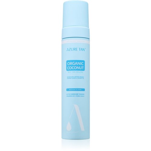 Azure Tan Organic Cocunat pjena za samotamnjenje nijansa Medium To Dark 200 ml Slike