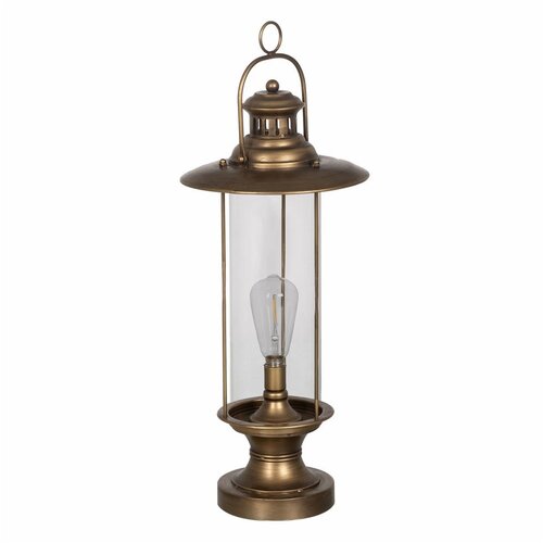 Ixia LED stolna lampa u zlatnoj boji sa staklenim sjenilom (visina 58 cm) &amp;ndash; Slike