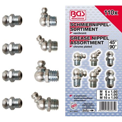 BGS Set nipl mazalica M6-8-10 110kom pro+ 8065 Cijene