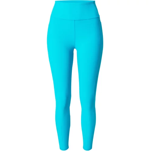 Skechers Športne hlače 'GOFLEX' neonsko modra / siva