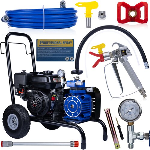 Rosfix BLUE STRONG HURRICANE 1690 BSH01 &ndash; BENCINSKI AGREGAT ZA BARVANJE | 6.5HP, 22MPA, 18L/MIN, 1/4" PRIKLJUČEK | ZA JEKLO, LES, STENE, MOSTOVE, (5000137355) Cene