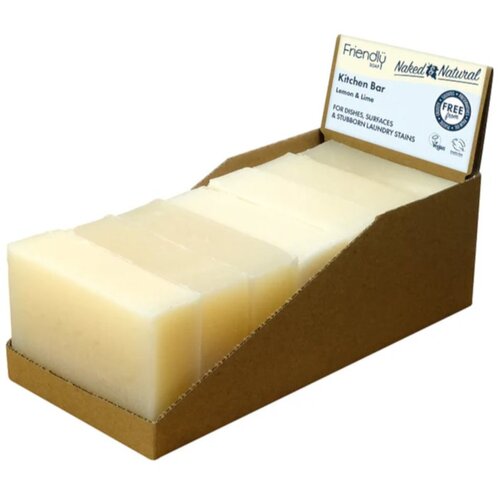 Friendly Soap Kitchen Bar Lemon &amp;amp; Lime naravno milo 7x95 g Slike
