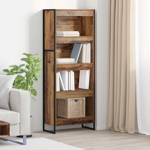 vidaXL Ormarić za knjige Staro drvo 80 x 30 x 155 cm Konstruirano drvo Cene