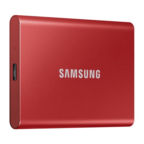 Samsung Portable T7 1TB crveni eksterni SSD MU-PC1T0R Slike