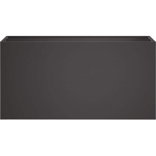  Vrtna saksija Crna 100 x 30 x 50 cm Čelična vrata Slike