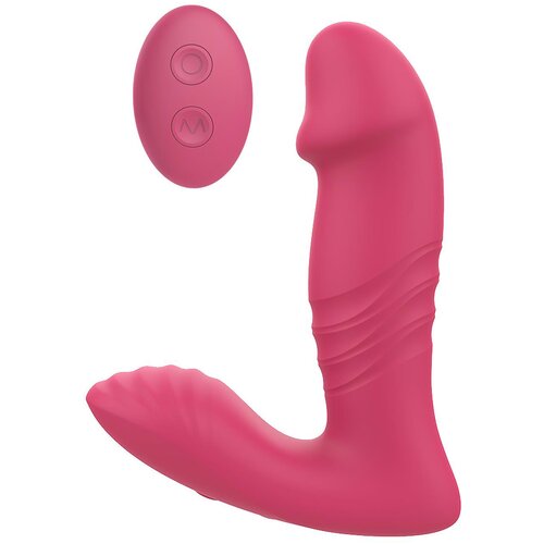 DREAMTOYS - bežični nosivi vibrator s potiskom (roza) Cijene