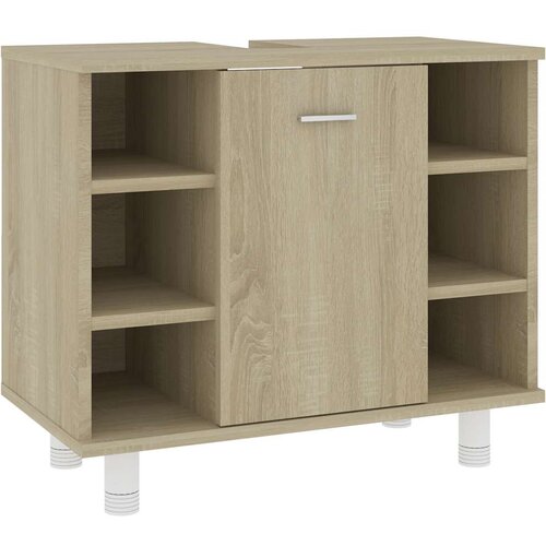 Maison Chic Kopalniška omarica - Kopalniški kabinet sonoma hrast 60x32x53,5 cm iverna plošča, (21794519) Cene
