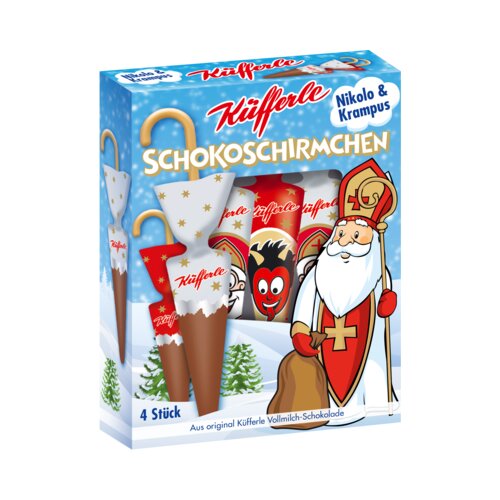 Küfferle Čokoladni dežnik Nikolo & Krampus 4 kosi Cene
