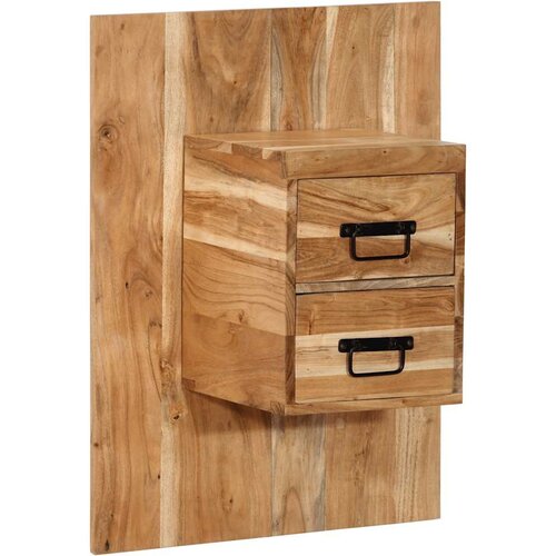 vidaXL Noćni ormarić 60x32x80 cm puno drvo bagrem Cijene
