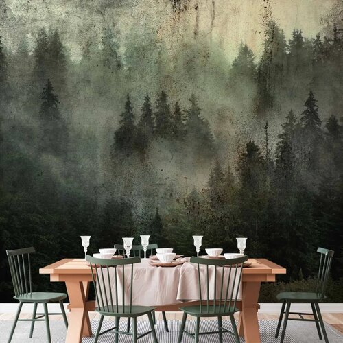  Foto tapeta - Misty Beauty of the Forest 350x256 Premium Slike