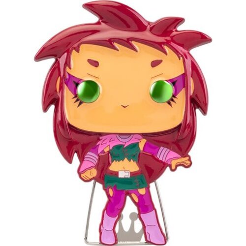 Funko Teen Titans Go! Starfire Large Enamel Pop! Pin, (20499309) Slike