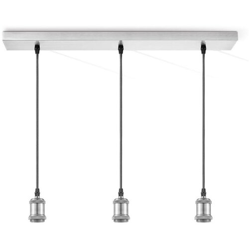  Kabl za napajanje VINTAGE 3xE27/40W/230V, matni hrom Cene