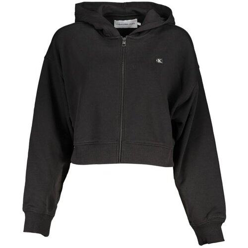 Calvin Klein ŽENSKA CRNA ZIP MAJICA S KAPULJAČOM Cijene