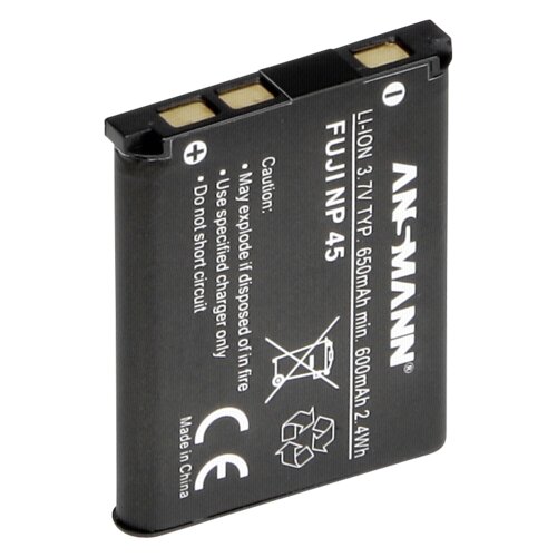 Ansmann A-Fuji NP 45 akumulatorska kamera Nadome&scaron;ča originalno baterijo (kamera) NP-45 3.7 V 650 mAh, (20414425) Cene