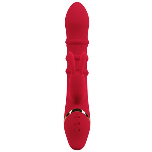You2Toys Rabbit vibrator s 3 gibajočimi prstani (R5402042) Slike
